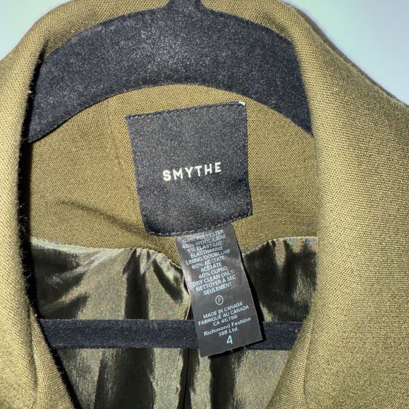 Smythe Khaki Double-Breasted Blazer - Picture 3 of 3